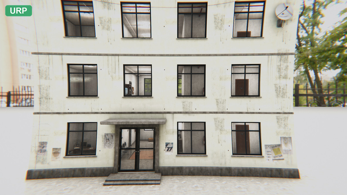 HD Rundown Business Complex (Full Interior + Exterior)