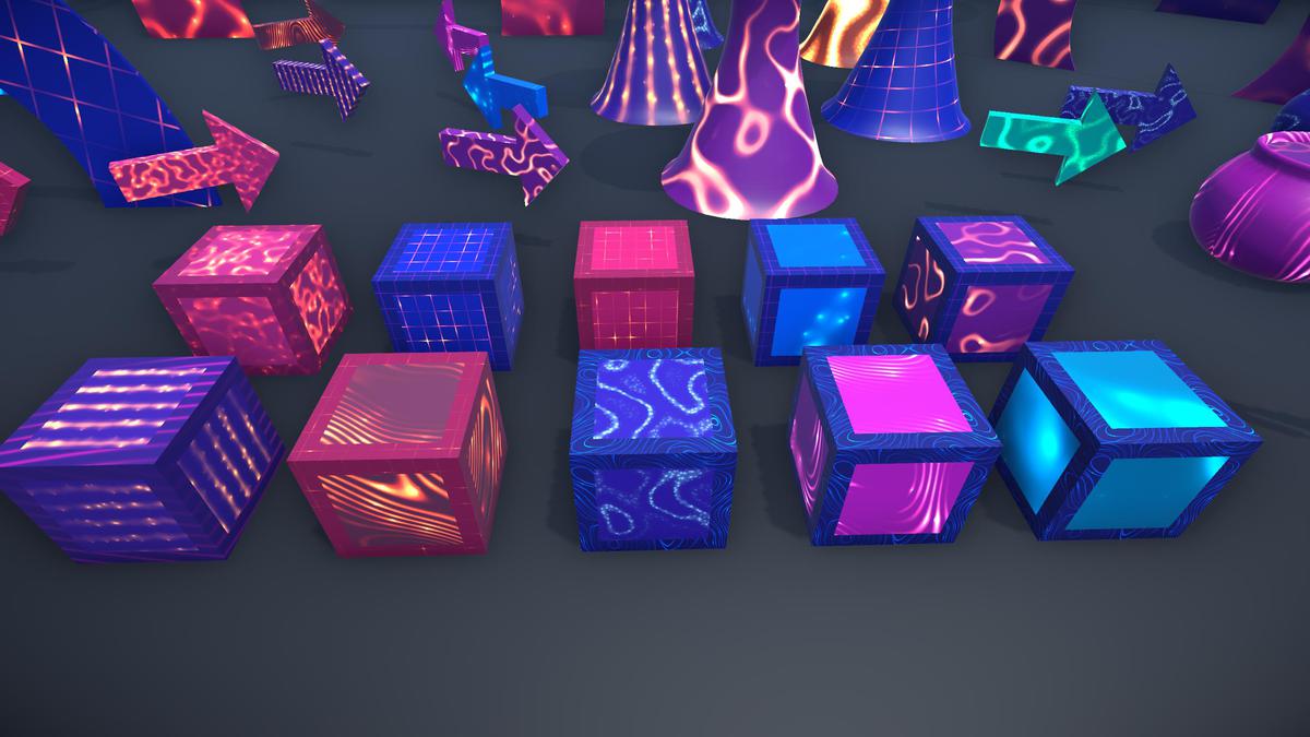 Animated Abstract Shader & Props