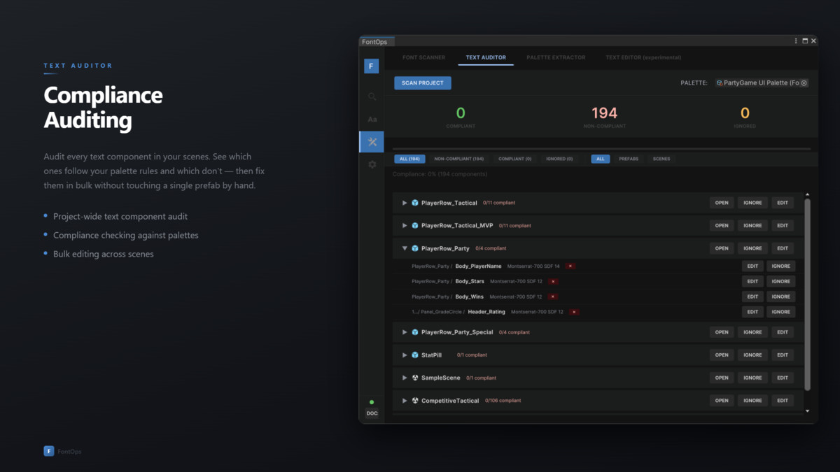 FontOps - Font Manager