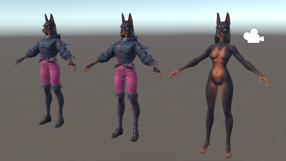 Doberman girl