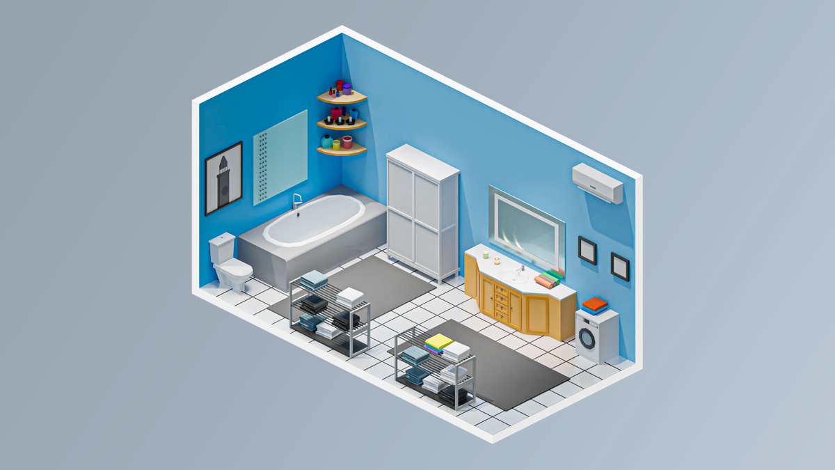 Interior 6 - Low Poly 3D Models Pack