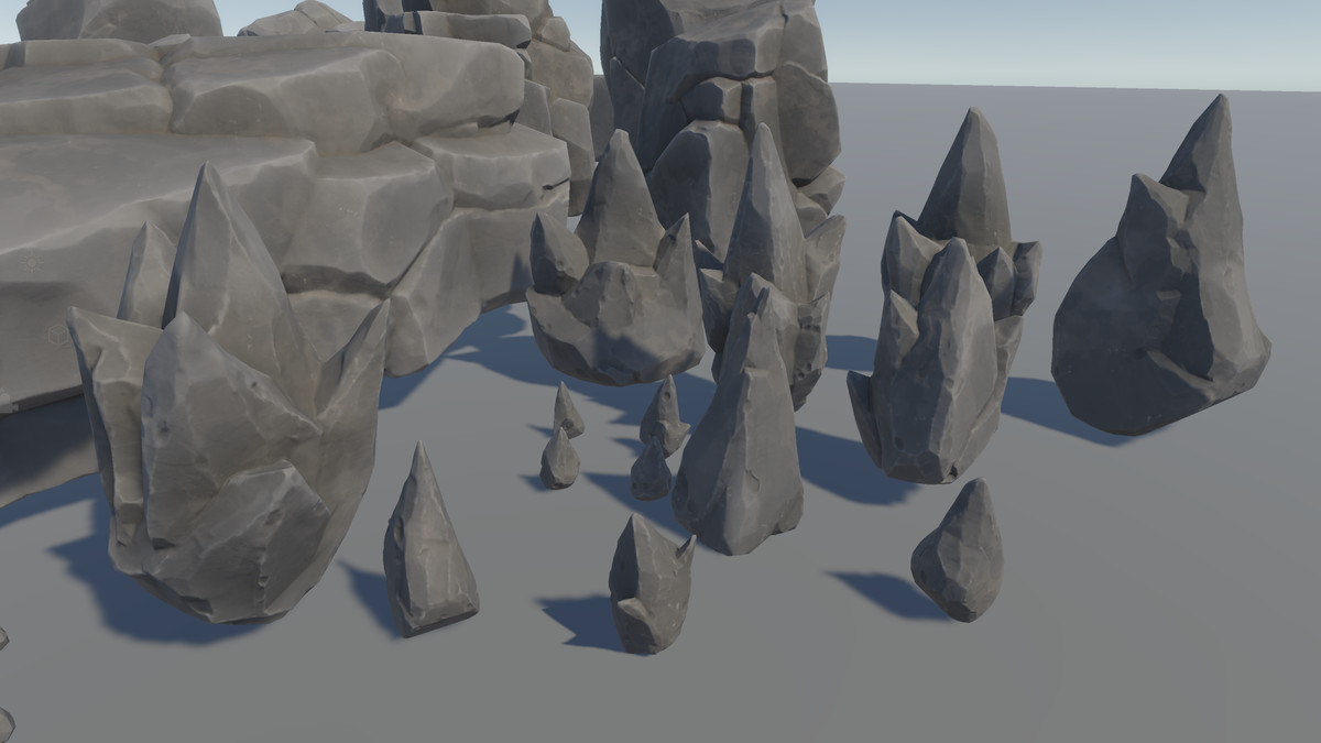 100 Stylized Modular Rocks