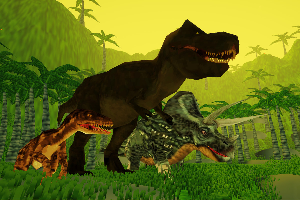 Low-Poly Prehistoric Pack Dinosaurs, Environment & Wind Shaders