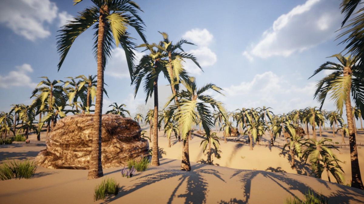 Mobile Palm Tree Bundle (for URP)