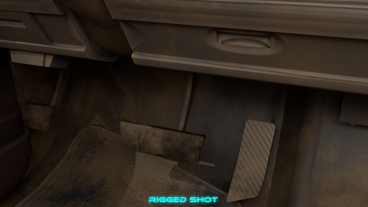 Pickup Truck01 Old Rusty HDRP URP Textures