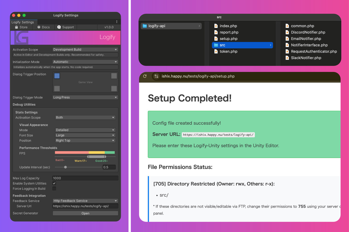 Logify - Professional In-Game Console & Logger