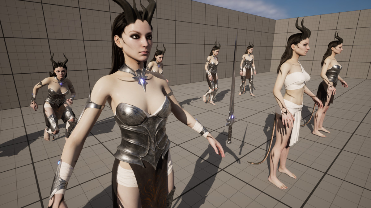 Fantasy Demones Girl