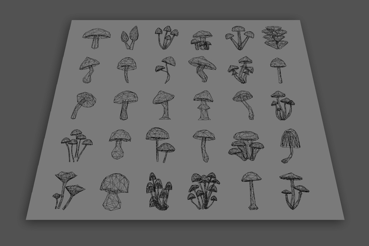Stylized Mushroom Pack