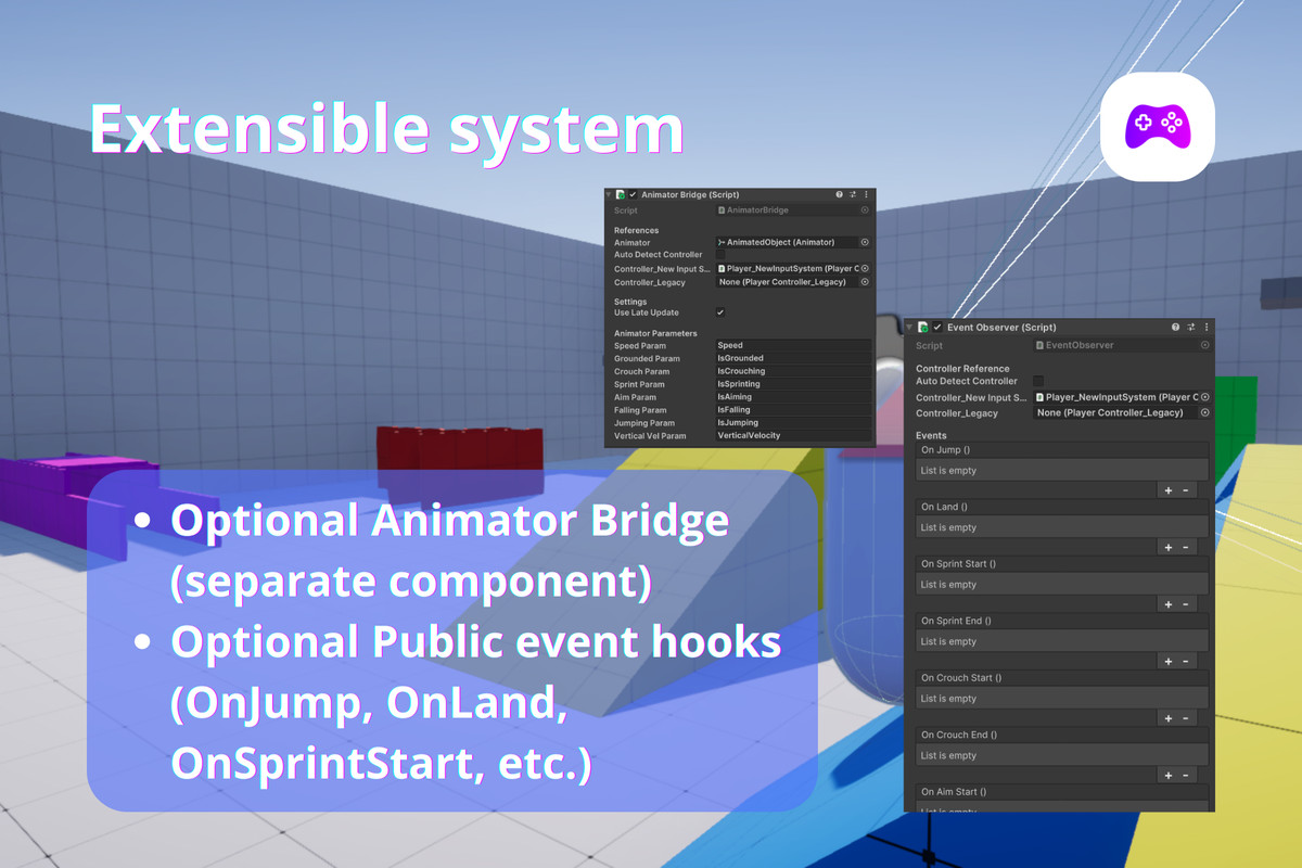 MFPC - Modular First Person Controller