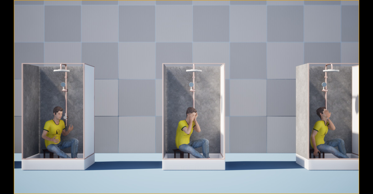 Shower NPC Animation