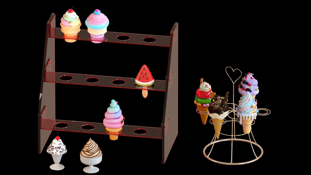 Sweet Dessert Asset Pack (Donuts, Cupcakes, Cake, Ice Cream, Candy)