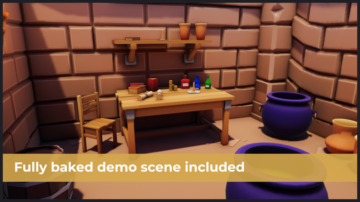 Modular Dungeon & Castle Pack – Stylized Low Poly