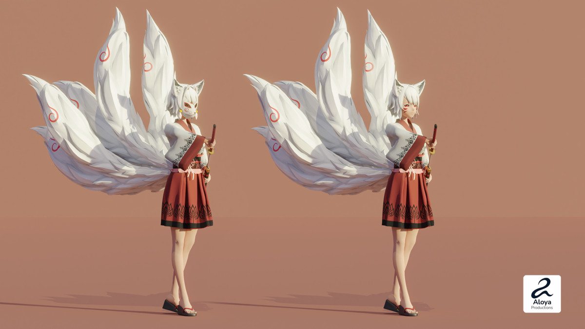 Kitsune / Fox Girl | Anime Character