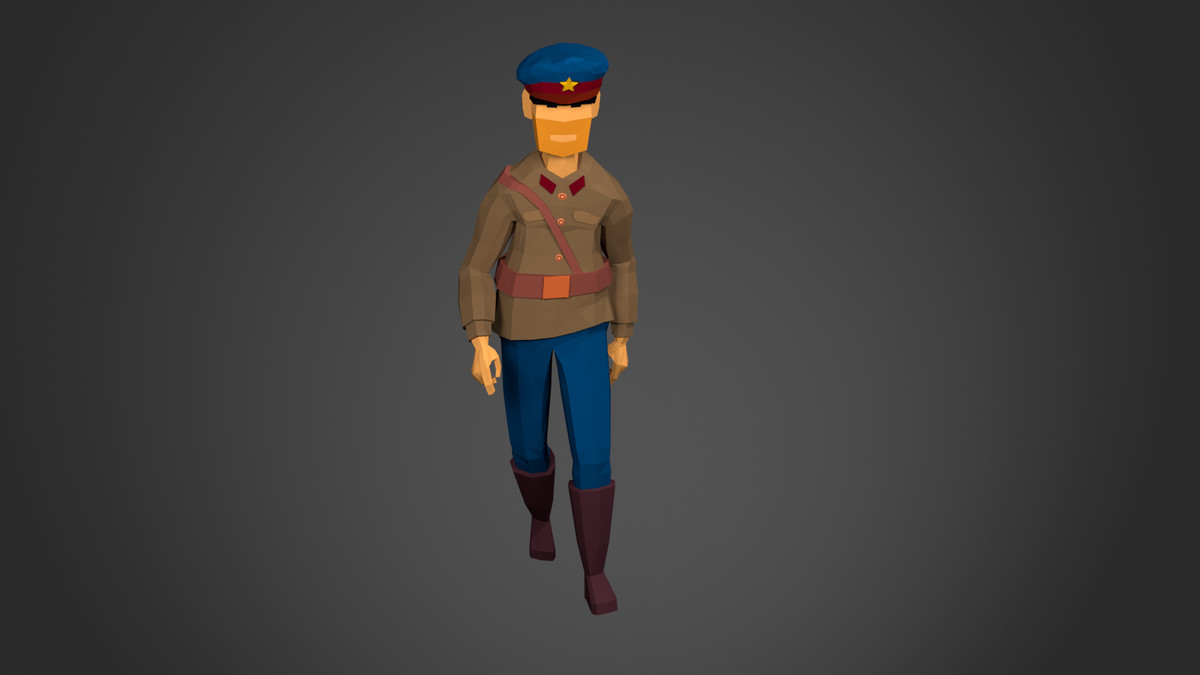 3D Characters World War 2 Lowpoly Pack