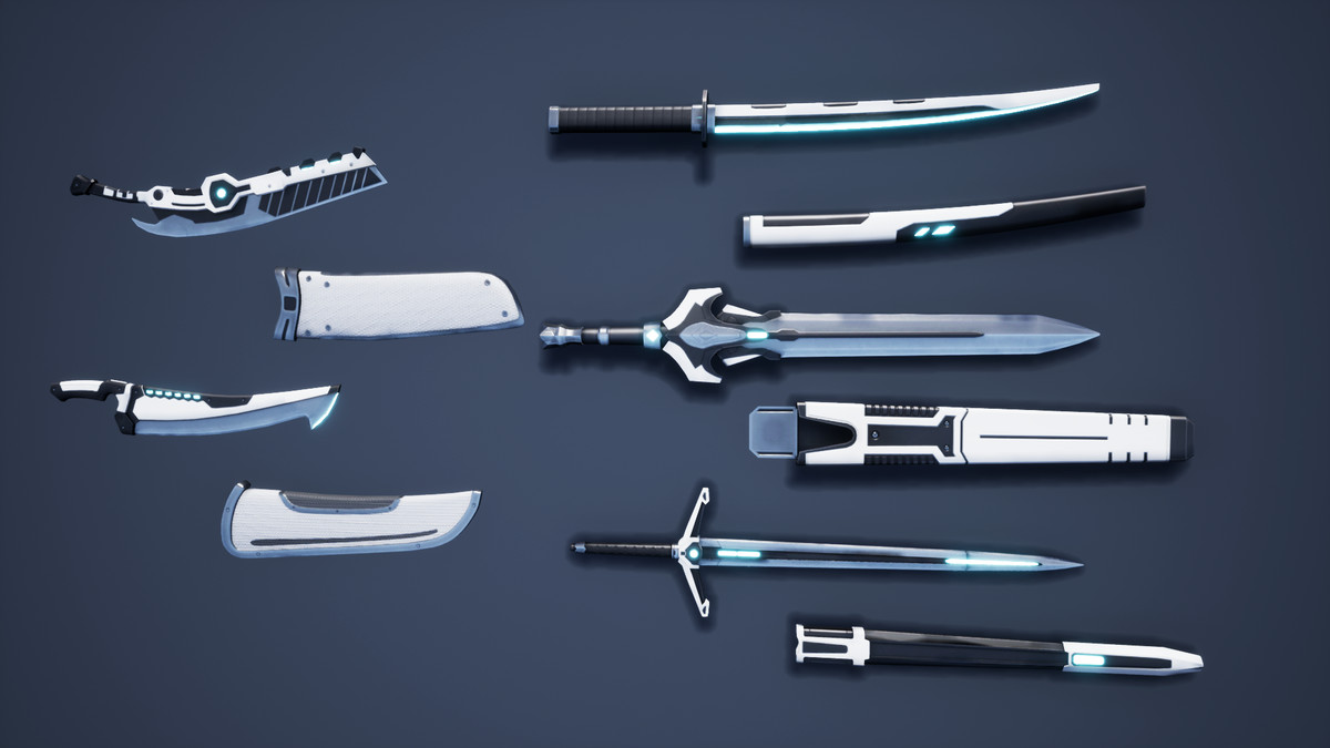 SciFi Melee Weapons Pack