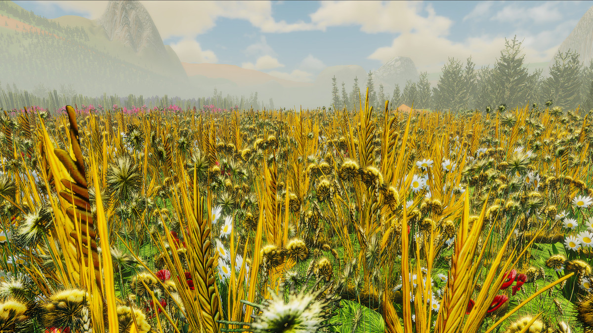 Flora Grass & Flowers Terrain Detail Vegetation Green Pack
