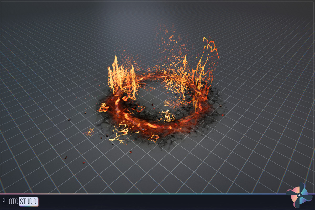 Realistic Lava & Volcano VFX