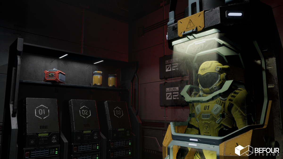SciFi Engineer's Room Environment