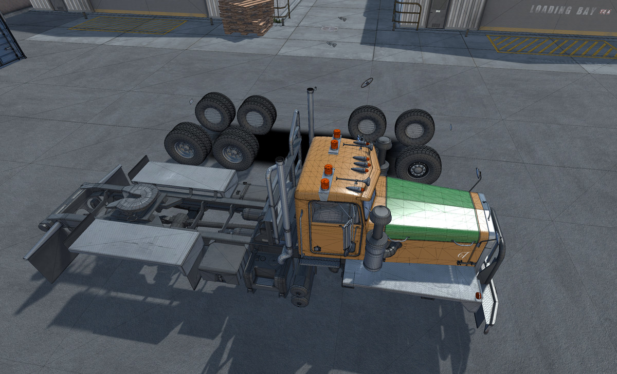 Twinsteer heavy truck