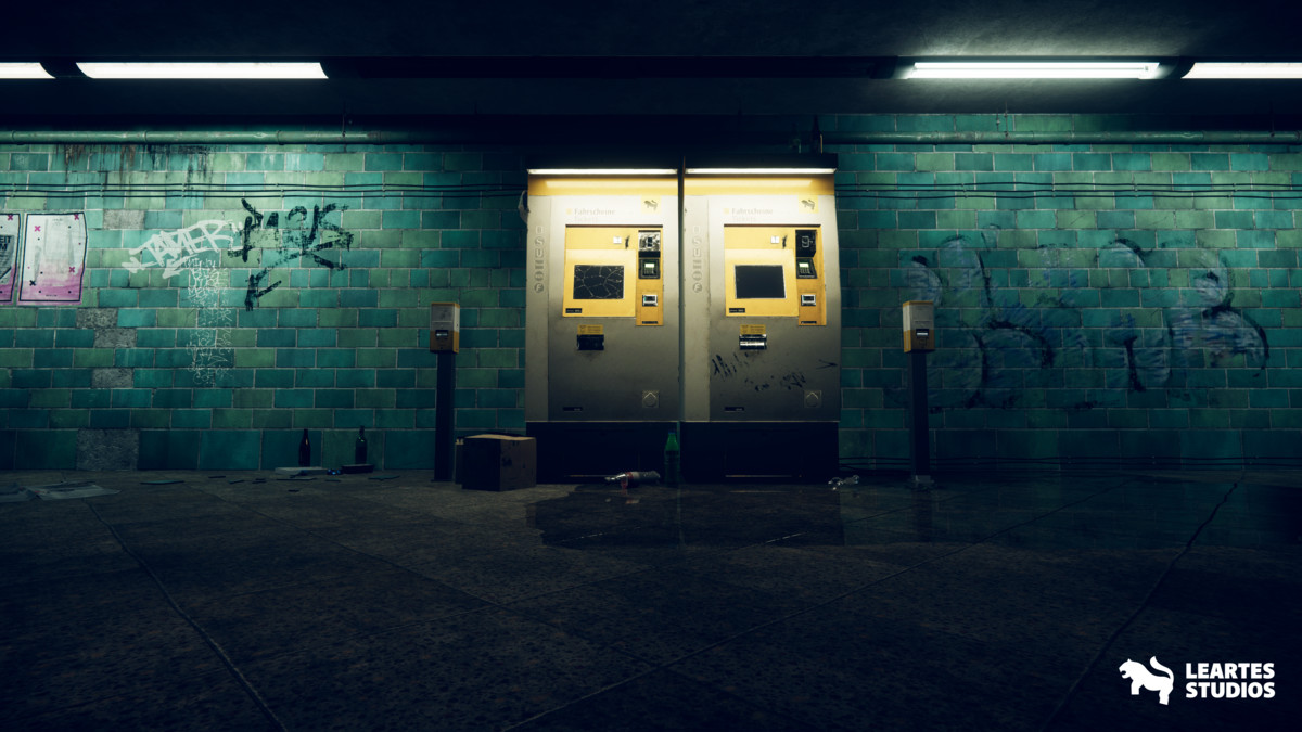 Abandoned Subway Station in Berlin
