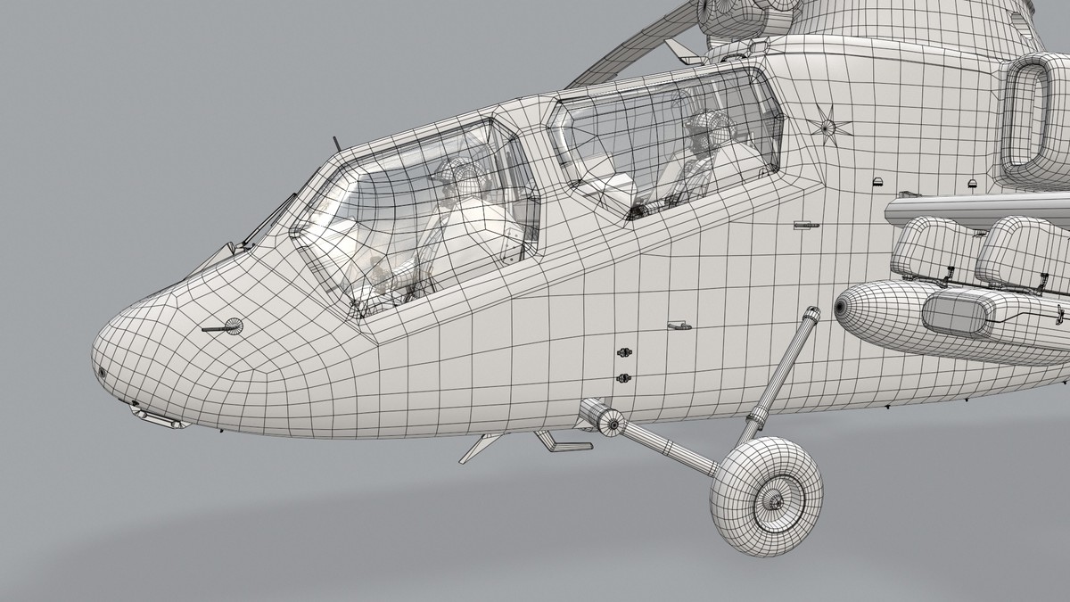 OH-1 Ninja Blank Livery Basic Animation (4