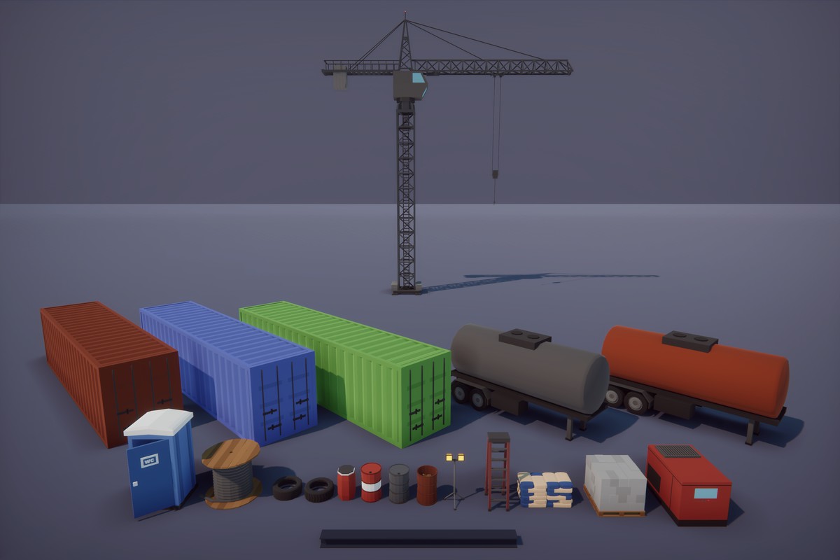 Low Poly Euro City