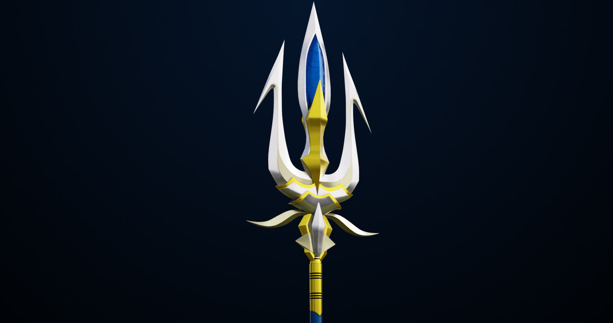 6 Fantasy Trident Bundle URP HDRP Textures