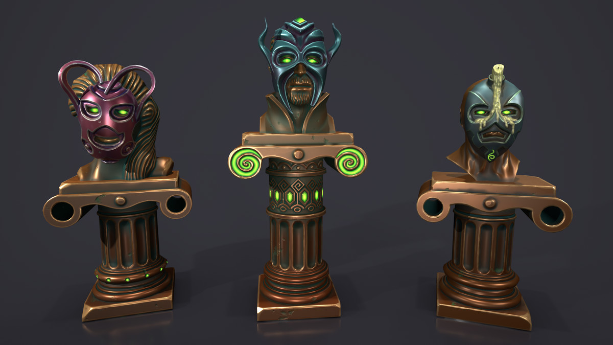 Fantasy Statues 2 Pack