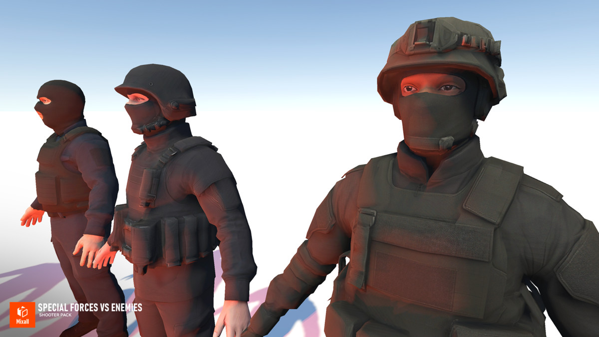 Special Forces vs Enemies – Shooter pack