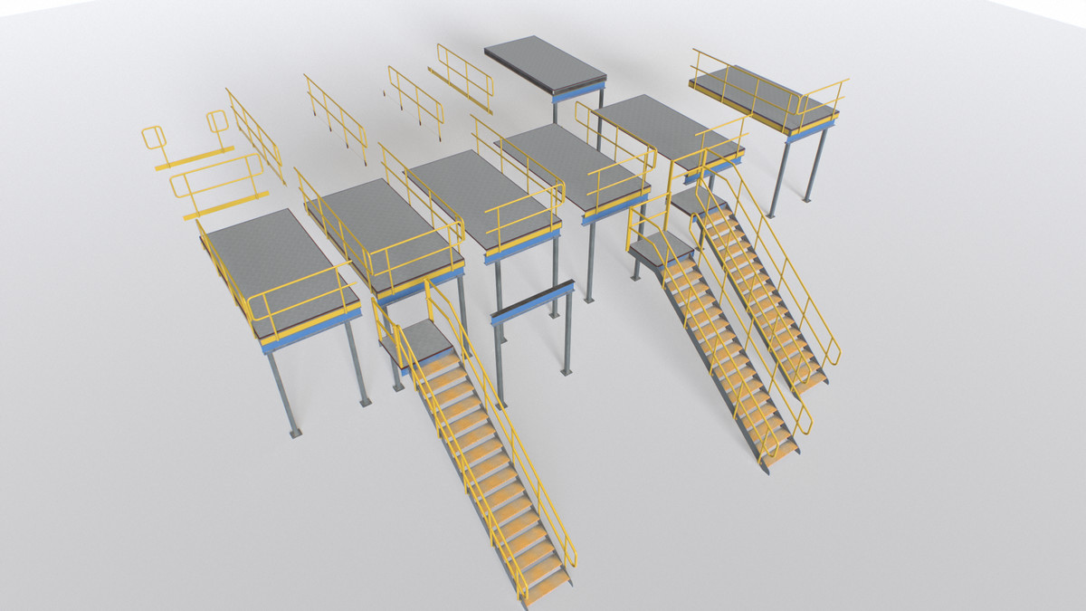 Industrial Platform Modular by 32cm