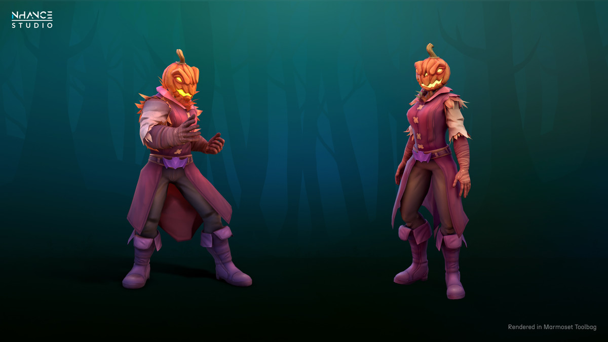 Stylized Fantasy Pumpkin Outfit