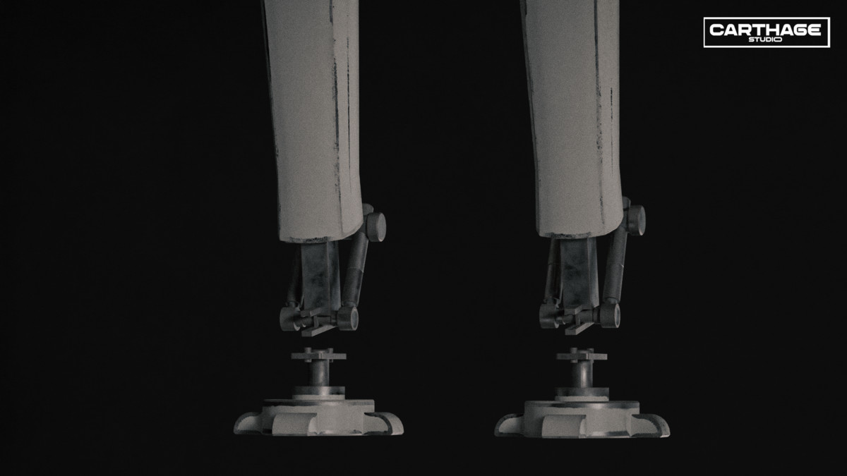 Dome‑Head Security Robot NPC