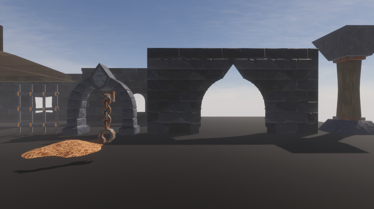 Stylized Modular Prison Dungeon