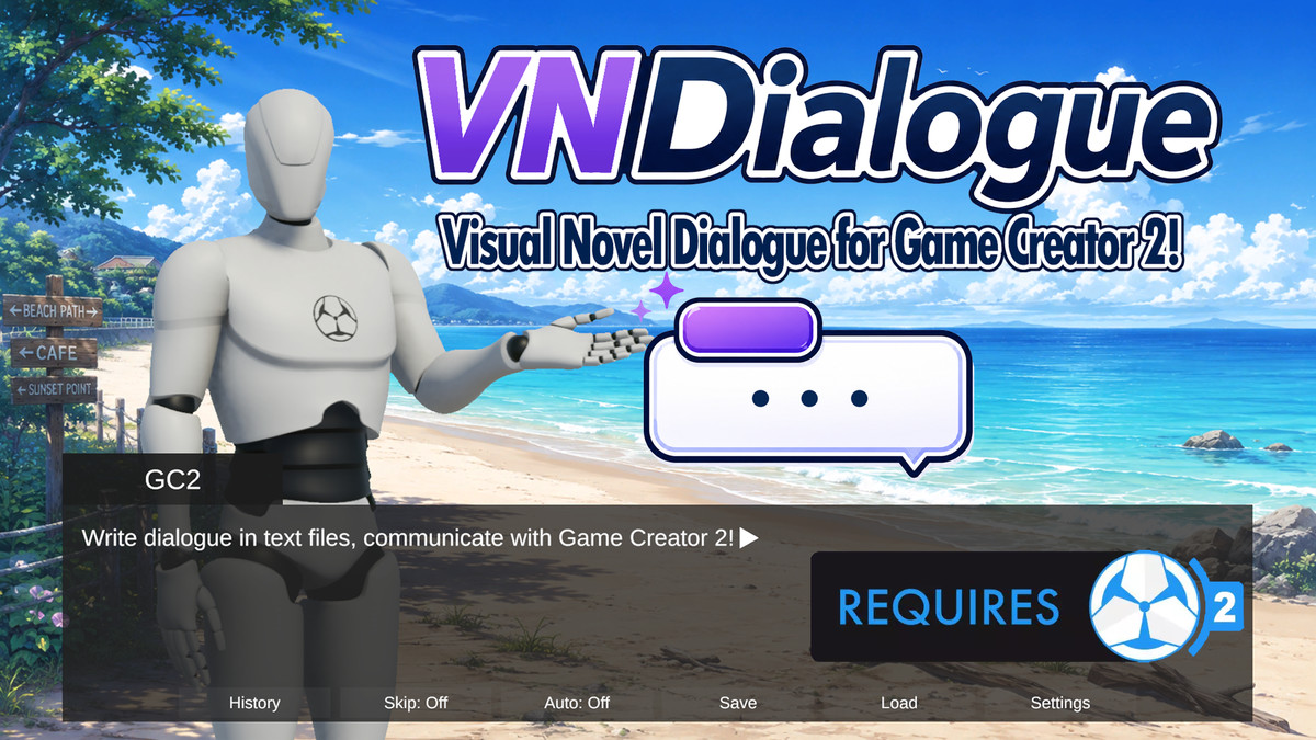 VNDialogue: Visual Novel Dialogue for Game Creator 2