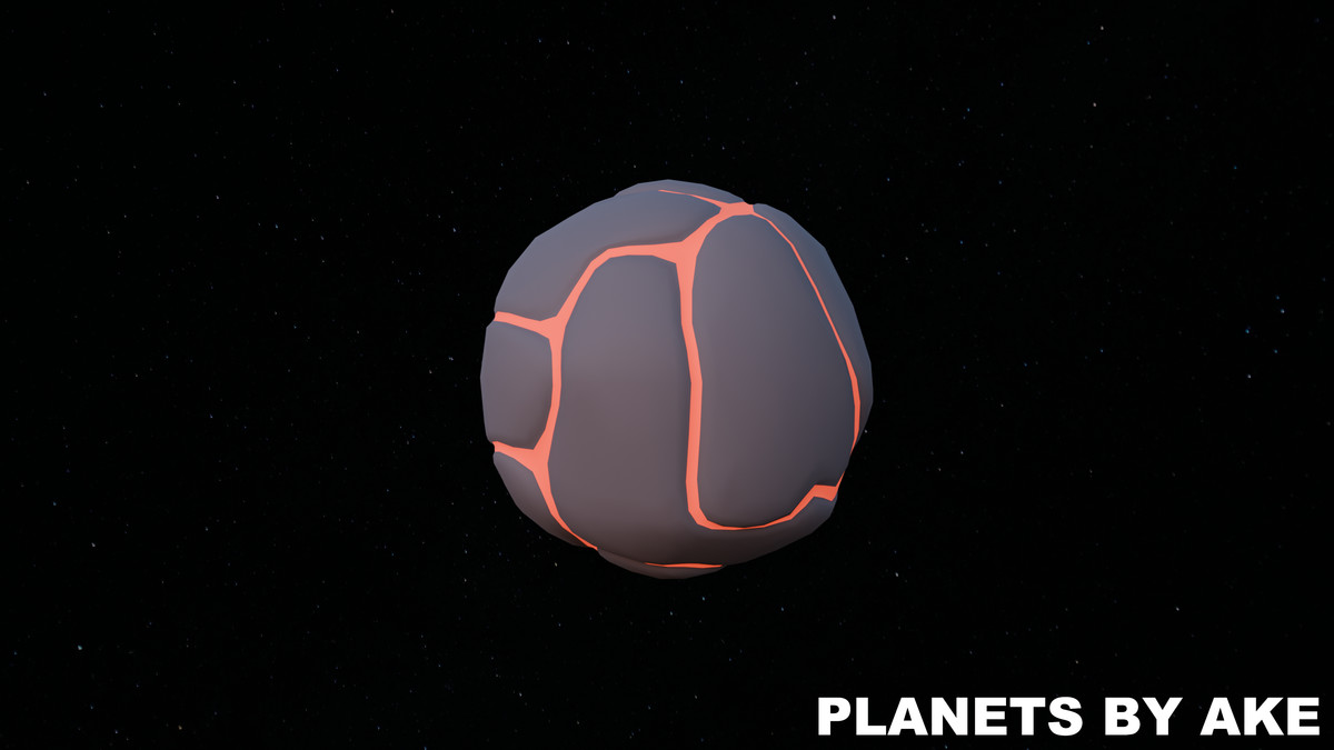 Planets - Stylized Low Poly Asset Pack by Ake