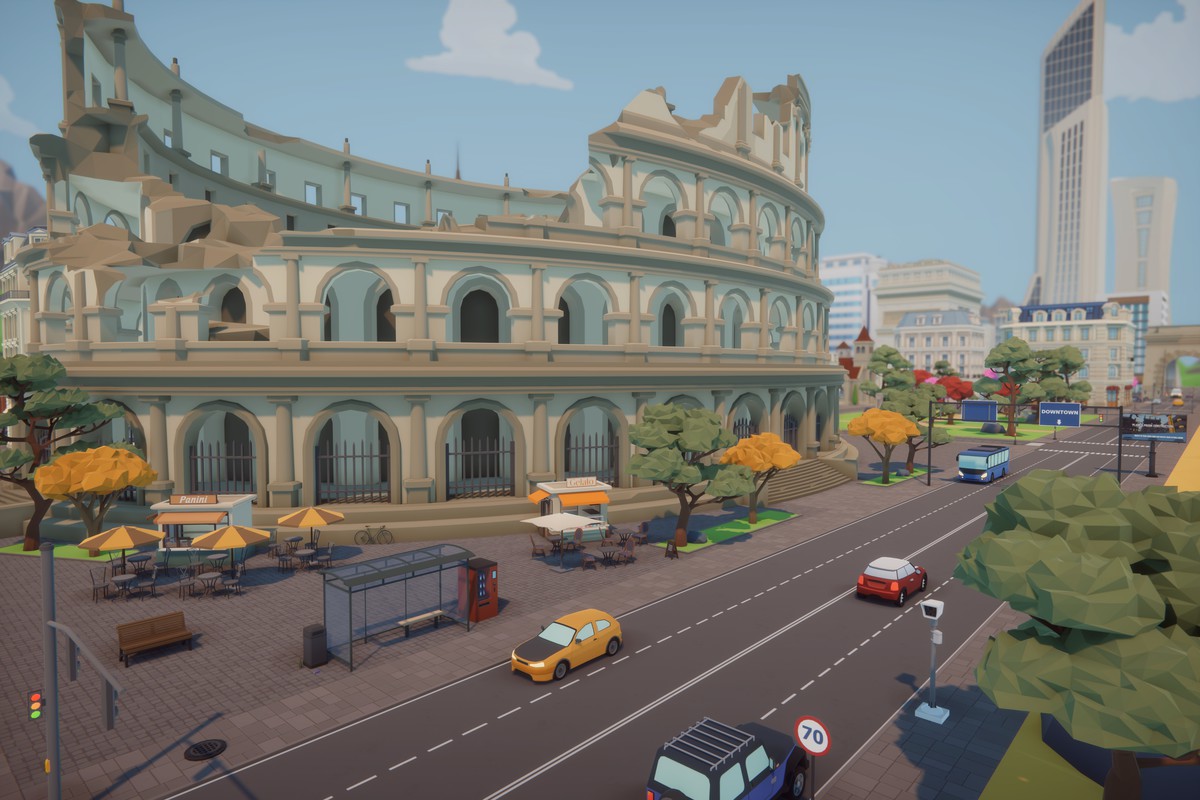 Low Poly Euro City