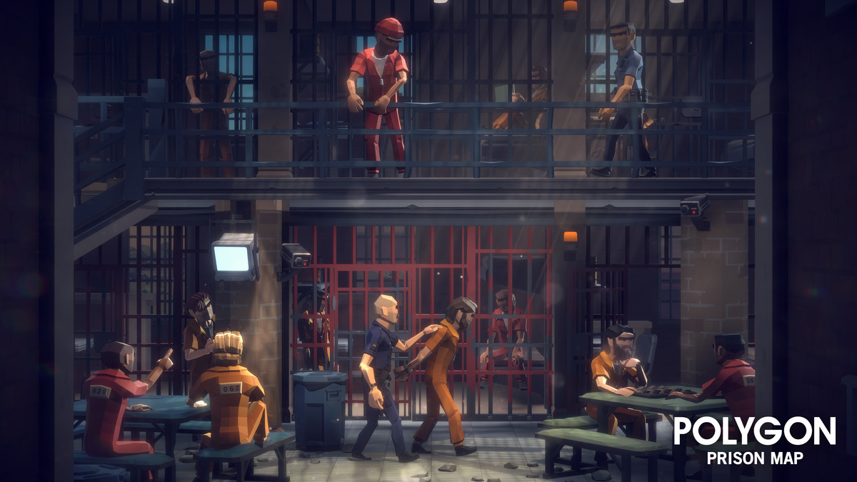 Bundle - POLYGON Police Station, Horror Asylum & Prison Map