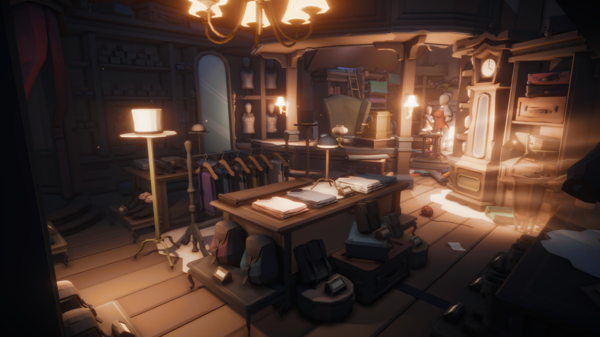 STYLIZED Fantasy Clothing Shop - Low Poly 3D Art