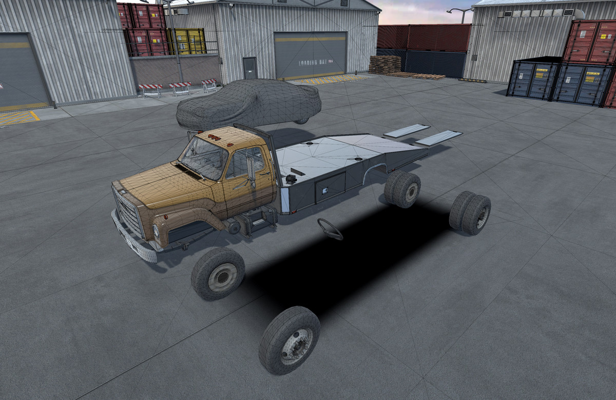80s Ramp truck
