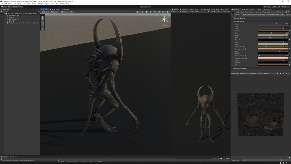 Crescent Horn Horror - Humanoid Creature 3