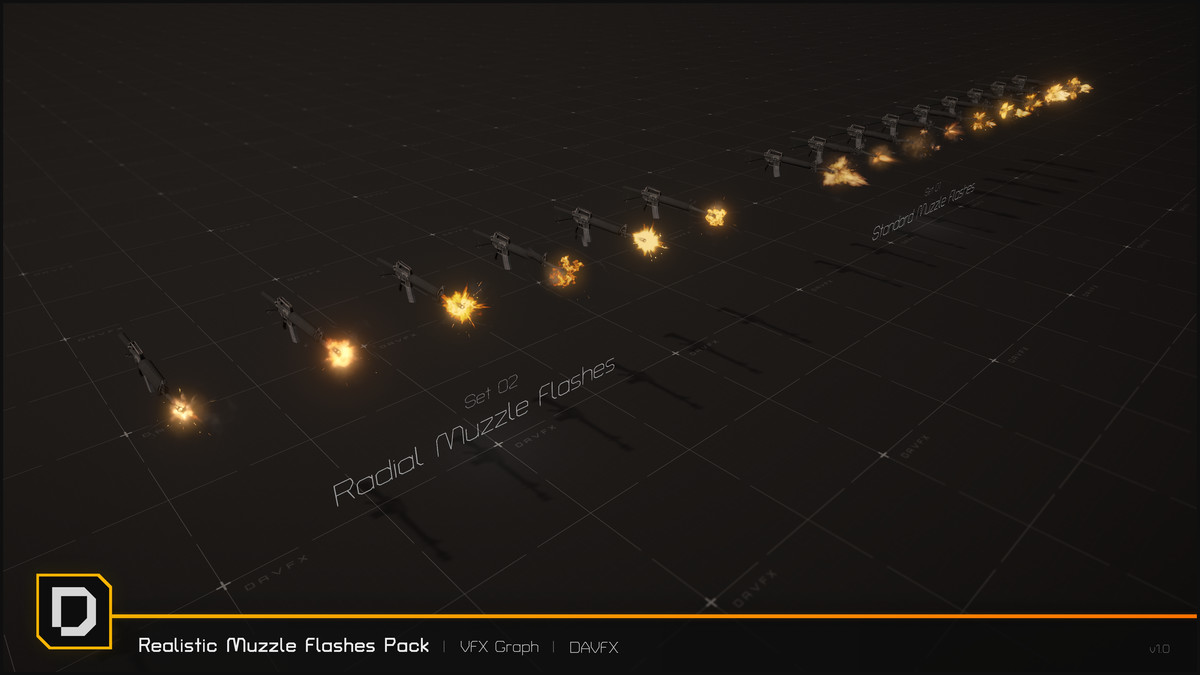 Realistic Muzzle Flashes Pack