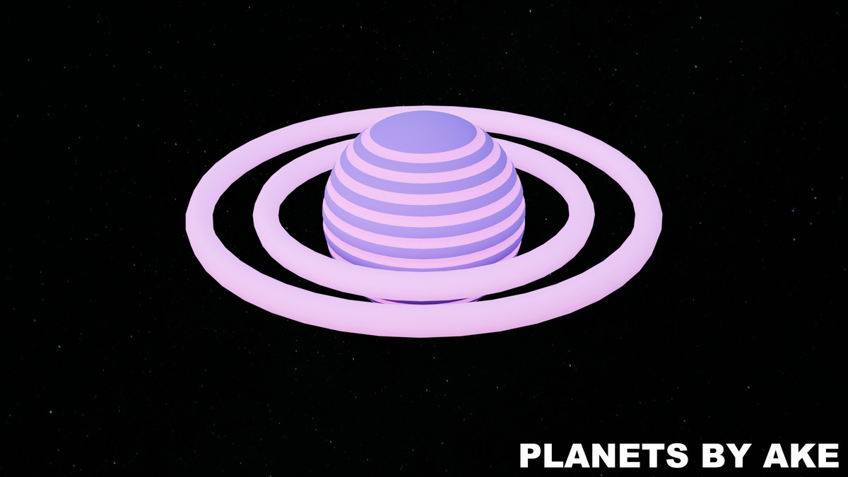 Planets - Stylized Low Poly Asset Pack by Ake
