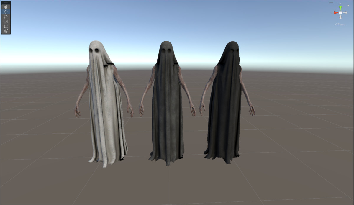 Flying Creepy Ghost