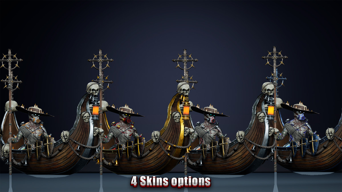 Fantasy Cyborg Boatman