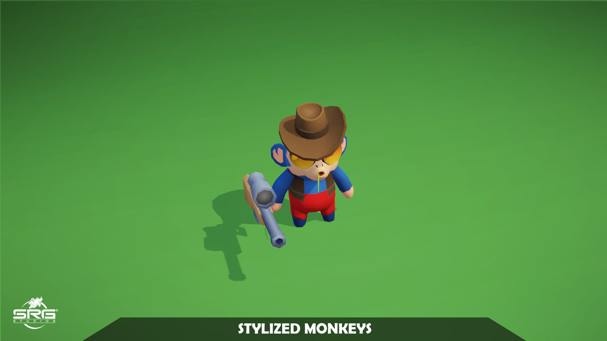 Stylized Monkeys Mega Pack by SRG Studios