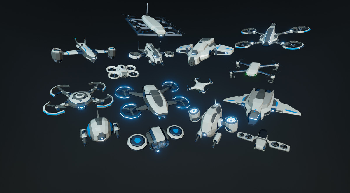 LowPoly Drone Arena