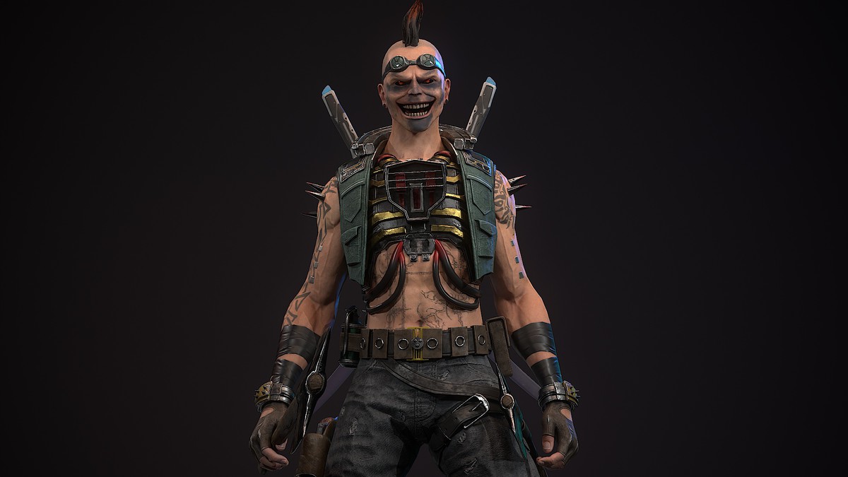 Sci-Fi Punk Warrior