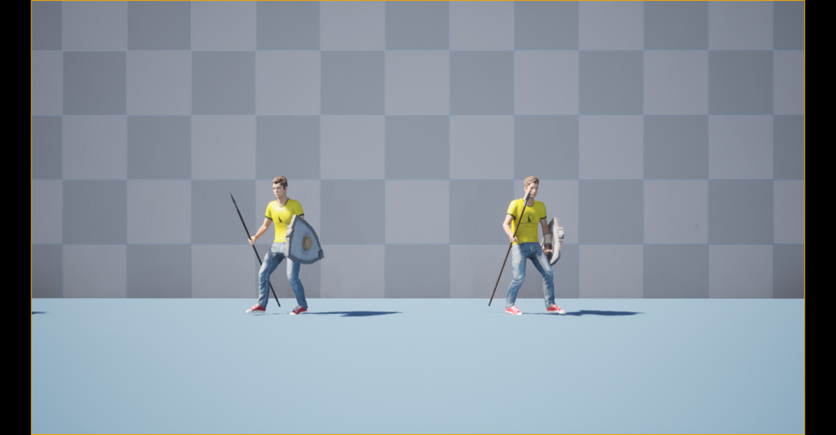 Medieval Castle Guard Animation