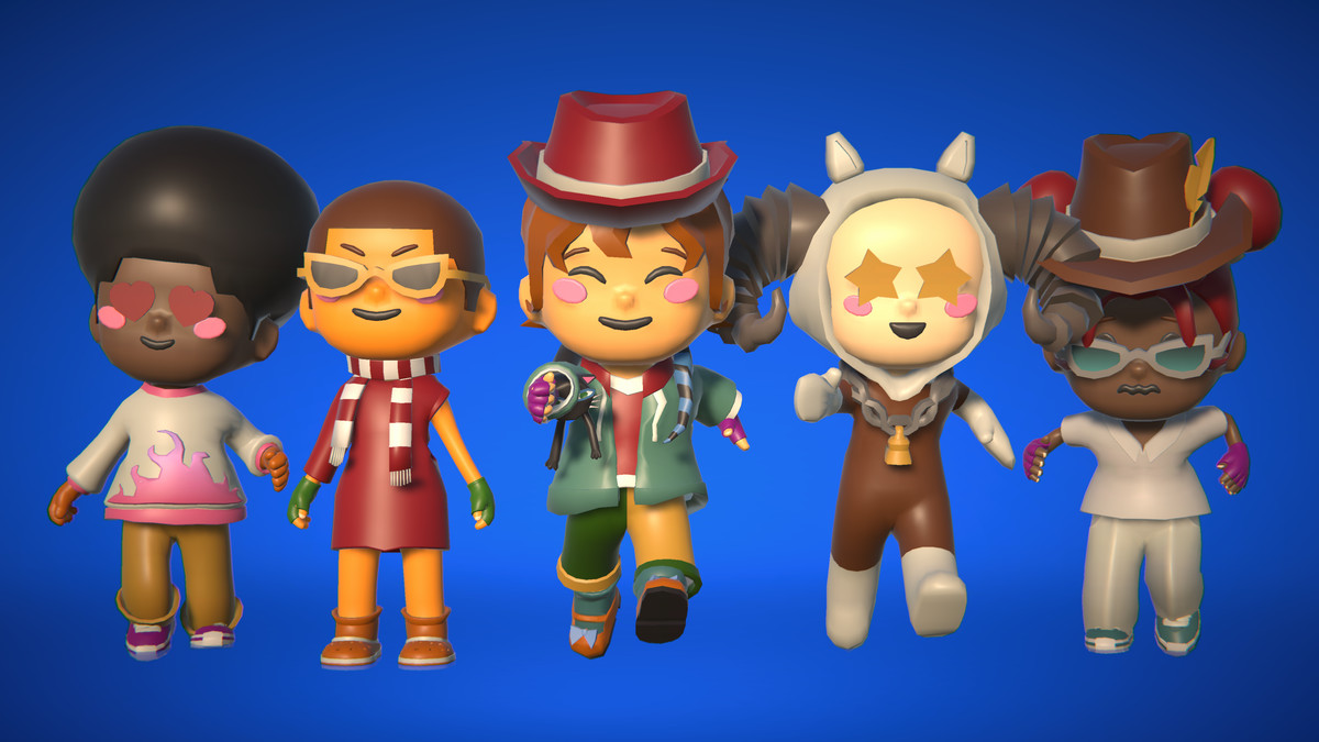 Cute Modular Character Pack – Low Poly Animated