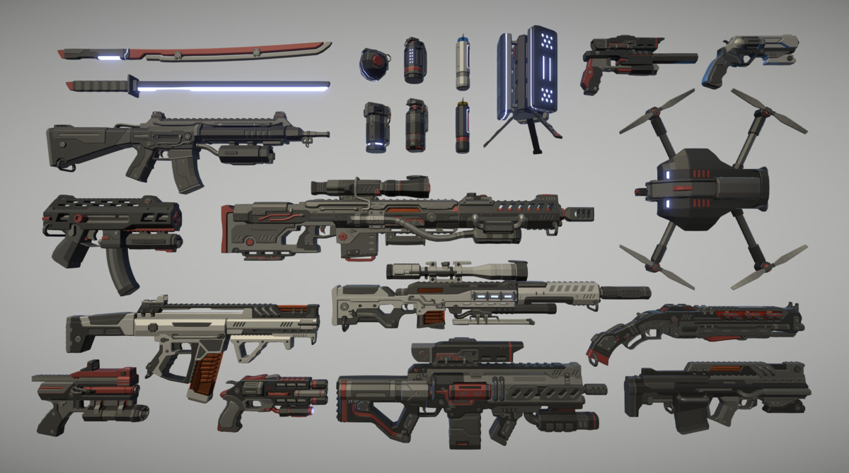 Cyberpunk Bundle - Low Poly